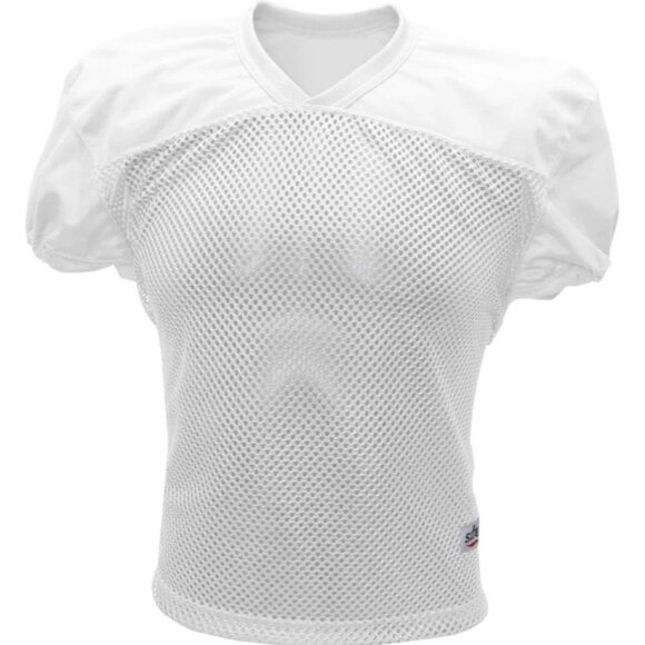 Schutt White Porthole Mesh Pro-Cut Adult Football Jersey Men's Varsity Small - Picture 3 of 10